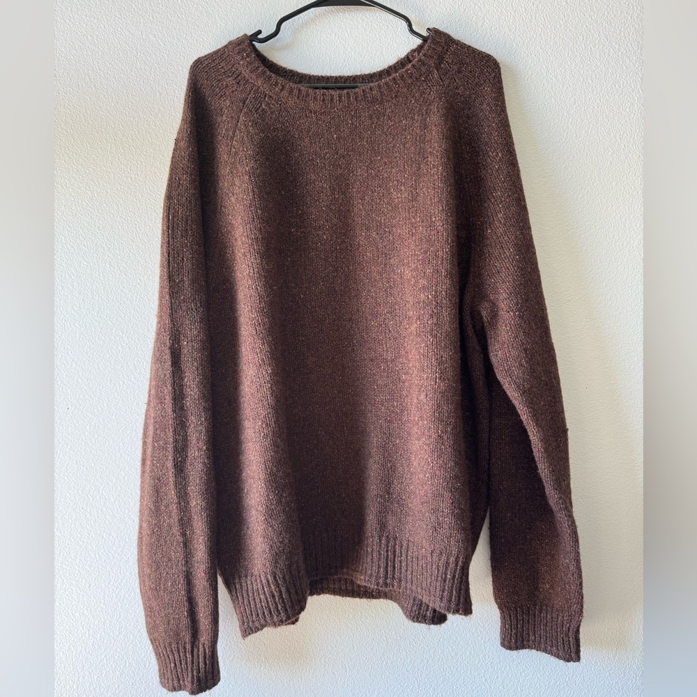 Banana Republic Brown Speckled Knit Sweater